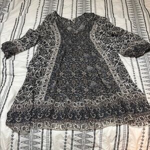 Joie Silk Blouse with cotton slip